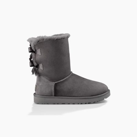 UGG Bailey Bow II - Boots Dame - Grå (NO-L453)